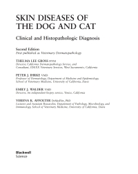 صورة الغلاف: Skin Diseases of the Dog and Cat: Clinical and Histopathologic Diagnosis 2nd edition 9780632064526