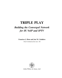 Cover image: Triple Play 1st edition 9780470753675