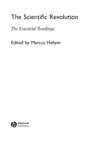 表紙画像: The Scientific Revolution 1st edition 9780631236306