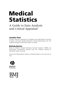 Imagen de portada: Medical Statistics: A Guide to Data Analysis and Critical Appraisal 1st edition 9780727918123