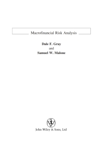 صورة الغلاف: Macrofinancial Risk Analysis 1st edition 9780470058312