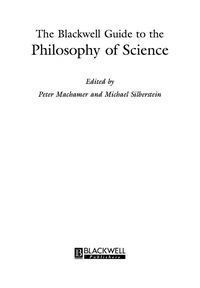 Cover image: The Blackwell Guide to the Philosophy of Science 1st edition 9780631221081