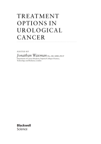 Cover image: Treatment Options in Urological Cancer 1st edition 9780632055890