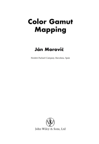 Imagen de portada: Color Gamut Mapping 1st edition 9780470030325