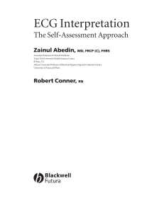 Imagen de portada: ECG Interpretation: The Self-Assessment Approach 1st edition 9781405167499