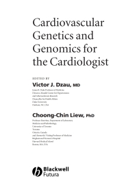 Cover image: Cardiovascular Genetics and Genomics for the Cardiologist 1st edition 9781405133944
