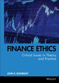Cover image: Finance Ethics 1st edition 9780470499160
