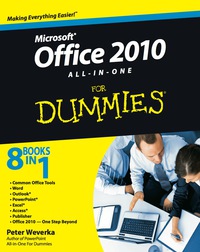 Cover image: Office 2010 All-in-One For Dummies 1st edition 9780470497487