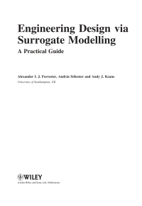 Cover image: Engineering Design via Surrogate Modelling: A Practical Guide 1st edition 9780470060681