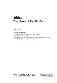 Imagen de portada: Ethics 3rd edition 9780470018132