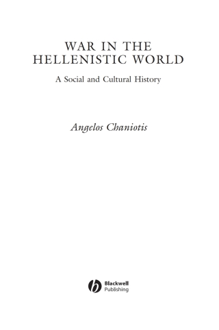 صورة الغلاف: War in the Hellenistic World 1st edition 9780631226086
