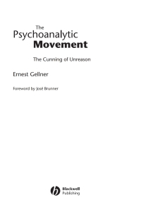 صورة الغلاف: The Psychoanalytic Movement 3rd edition 9780631234135