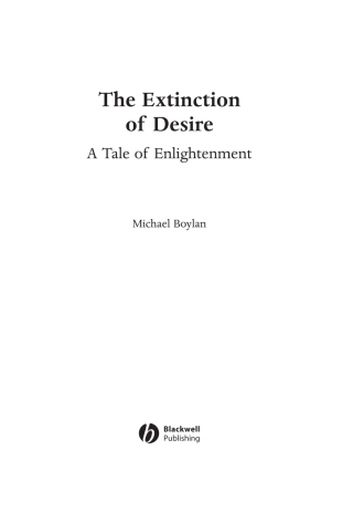 Imagen de portada: The Extinction of Desire 1st edition 9781405148498