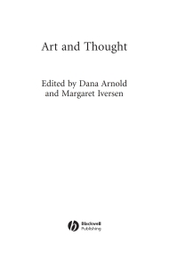 Cover image: Art and Thought 1st edition 9780631227151