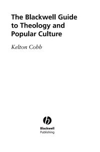 Cover image: The Blackwell Guide to Theology and Popular Culture 1st edition 9781405106986