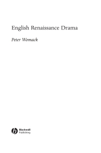 Imagen de portada: English Renaissance Drama 1st edition 9780631226307