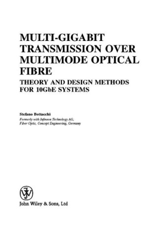 Cover image: Multi-Gigabit Transmission over Multimode Optical Fibre 1st edition 9780471891758