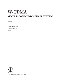 Cover image: W-CDMA 1st edition 9780470847619