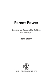 صورة الغلاف: Parent Power 1st edition 9780470850237