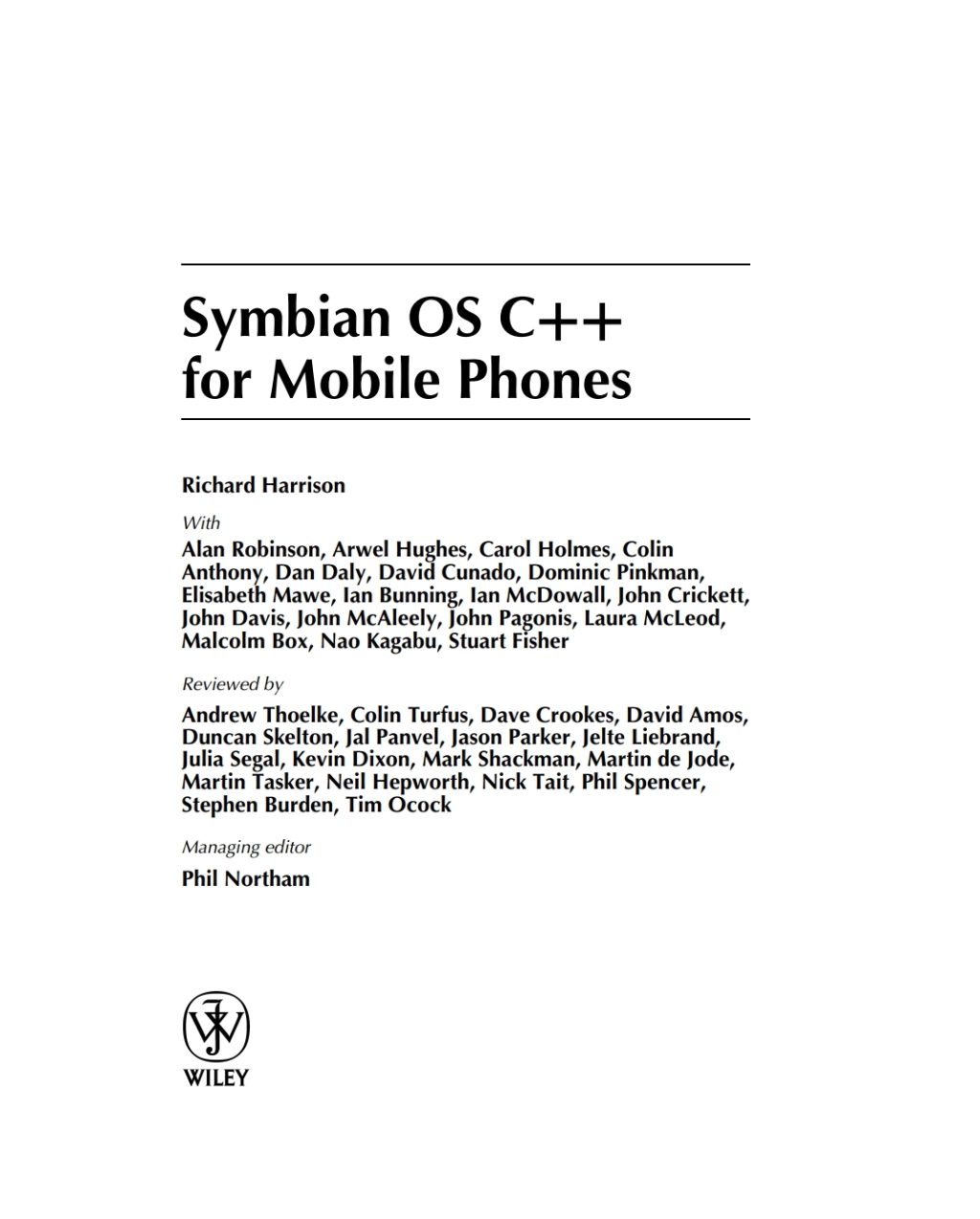 Symbian OS C for Mobile Phones  1st Edition eBook