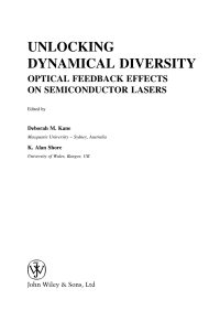 Cover image: Unlocking Dynamical Diversity 1st edition 9780470856192