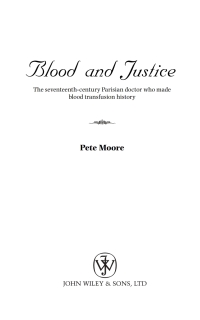 صورة الغلاف: Blood and Justice 1st edition 9780470848425