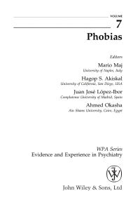 Imagen de portada: Phobias 1st edition 9780470858332