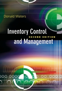 Omslagafbeelding: Inventory Control and Management 2nd edition 9780470858769