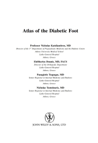 صورة الغلاف: Atlas of the Diabetic Foot 1st edition 9780471486732