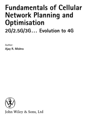 Cover image: Fundamentals of Cellular Network Planning and Optimisation 1st edition 9780470862674