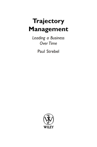 Cover image: Trajectory Management 1st edition 9780470862902