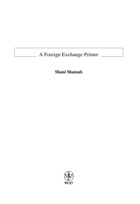 Cover image: A Foreign Exchange Primer 1st edition 9780470851623