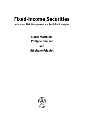 Imagen de portada: Fixed-Income Securities: Valuation, Risk Management and Portfolio Strategies 1st edition 9780470852774
