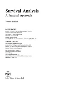 Imagen de portada: Survival Analysis: A Practical Approach 2nd edition 9780470870402