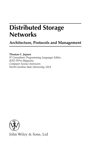 Omslagafbeelding: Distributed Storage Networks 1st edition 9780470850206