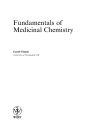صورة الغلاف: Fundamentals of Medicinal Chemistry 1st edition 9780470843062