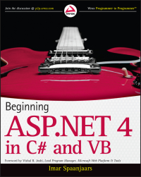 Imagen de portada: Beginning ASP.NET 4 1st edition 9780470502211