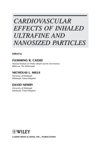 Titelbild: Cardiovascular Effects of Inhaled Ultrafine and Nano-Sized Particles 1st edition 9780470433539