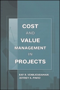 Cover image: Cost and Value Management 1st edition 9780470069134