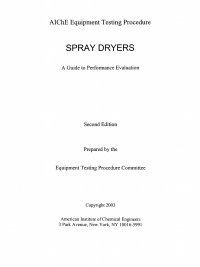 Cover image: Spray Dryers 2nd edition 9780816909254