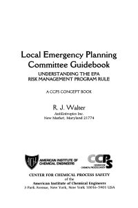 Cover image: Local Emergency Planning Committee Guidebook 1st edition 9780816907496