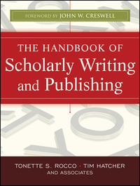 Cover image: The Handbook of Scholarly Writing and Publishing 1st edition 9780470393352