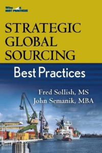Imagen de portada: Strategic Global Sourcing Best Practices 1st edition 9780470494400