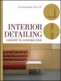 Cover image: Interior Detailing: Concept to Construction 1st edition 9780470504970