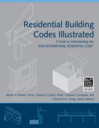 Cover image: Residential Building Codes Illustrated: A Guide to Understanding the 2009 International Residential Code 1st edition 9780470173596