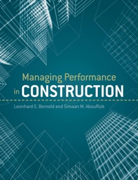 Cover image: Managing Performance in Construction 1st edition 9780470171646