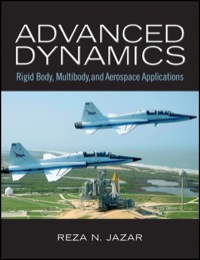 Cover image: Advanced Dynamics: Rigid Body, Multibody, and Aerospace Applications 1st edition 9780470398357