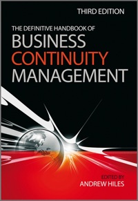 Cover image: The Definitive Handbook of Business Continuity Management 3rd edition 9780470670149