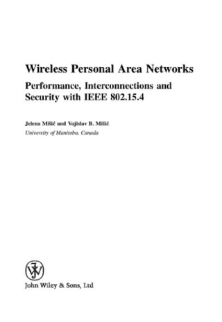 Cover image: Wireless Personal Area Networks 1st edition 9780470518472