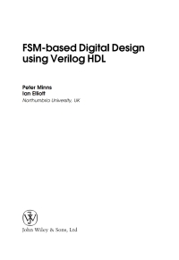 Imagen de portada: FSM-based Digital Design using Verilog HDL 1st edition 9780470060704